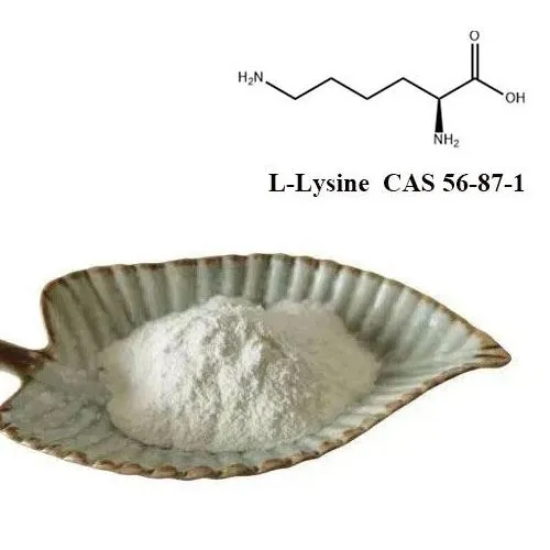 דרגת מזון L-Lysine לתוספי תזונה CAS 56-87-1 C6H14N2O2
